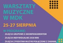 Wakacyjne warsztaty muzyczne w Miejskim Domu Kultury w Bochni