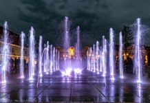 Bochnia. Fontanna multimedialna na Rynku już działa – ZDJĘCIA, WIDEO