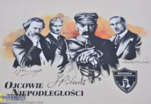 Mural z „Ojcami niepodległości” na bocheńskiej „Dwójce”