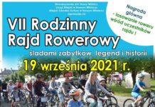 Wiśnicz. W niedzielę Rodzinny Rajd Rowerowy