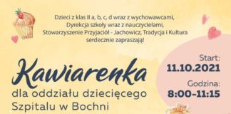 W SP Nr 1 będzie charytatywna kawiarenka. Cel: wsparcie szpitalnego oddziału dziecięcego