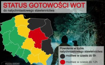 WOT podniosły alert gotowości w związku z sytuacją na wschodniej granicy