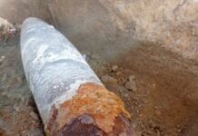 Niewybuch znaleziony na posesji w Bogucicach. Wezwano saperów