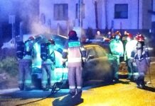 Bochnia. Pożar samochodu na ul. Goczałkowskich – ZDJĘCIA