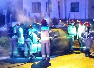 Bochnia. Pożar samochodu na ul. Goczałkowskich – ZDJĘCIA