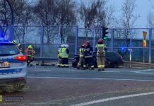 Wypadek w Targowisku na DK 94. Trzy osoby trafiły do szpitala