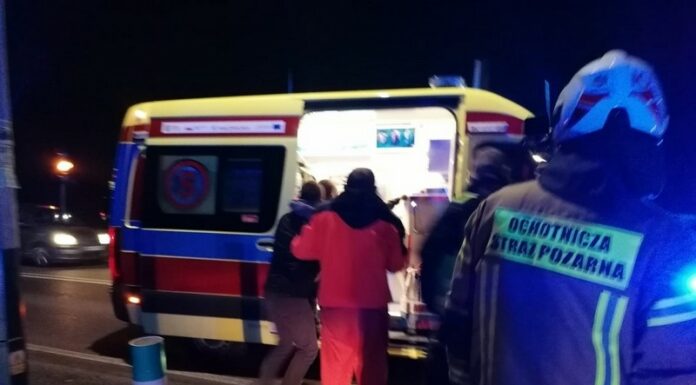 Niepołomice: Służby ratowały mężczyznę, który skoczył z mostu do rzeki