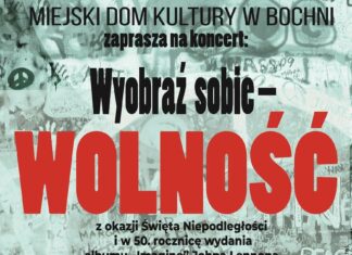 W niedzielę koncert „Wyobraź sobie – WOLNOŚĆ”