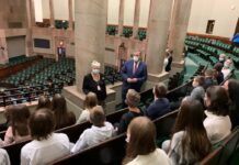 Młodzi mieszkańcy Ziemi Bocheńskiej z wizytą w Sejmie RP