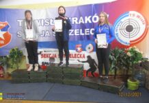 Trzecie miejsce klubu „Promień” Bochnia w małopolskich zawodach strzeleckich