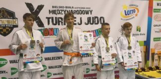 Złoto i brąz judoków MOSiR-u z zawodów w Bielsku-Białej