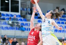 1. liga koszykówki. Wrocław pokonany, dziewiąte zwycięstwo Bochni – ZDJĘCIA