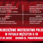 Futsal. Do niedzieli w Bochni finały MMP U-19