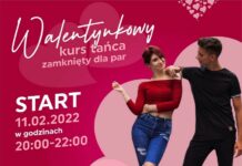 🔸 Walentynkowy kurs tańca dla par – ZAPISY