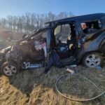 Wypadek na węźle Brzesko. 3 osoby ranne, kierowca nie żyje