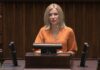 Anna Pieczarka w Sejmie dziękowała Polakom za pomoc Ukrainie. Mówiła do pustej sali – WIDEO