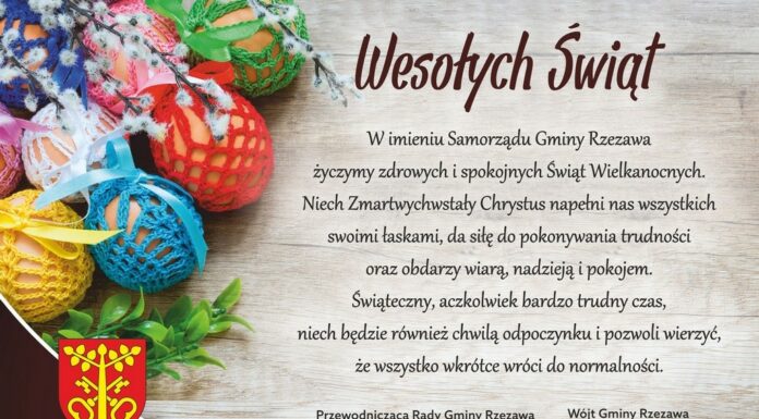 Życzenia od władz Gminy Rzezawa