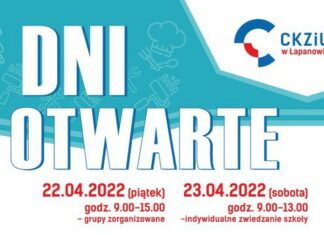 Dni Otwarte w CKZiU w Łapanowie – PROGRAM