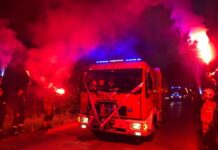 Gmina Bochnia. Powitanie nowego wozu strażackiego w Majkowicach – ZDJĘCIA