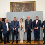 Jarosław Gowin w Bochni. Spotkał się ze starostą i zarządem powiatu