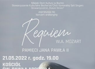 W sobotę w kościele św. Pawła w Bochni „Requiem” Mozarta