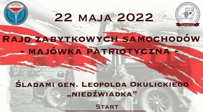 W niedzielę: Rajd zabytkowych samochodów śladami gen. Leopolda Okulickiego – MAPA