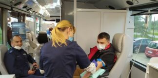 Kolejna akcja oddawania krwi w brzeskiej komendzie