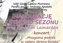 W niedzielę w Lipnicy koncert „Muzyczna podróż w cztery strony świata”