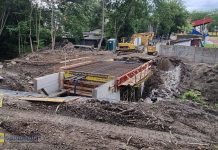 🎞 Bochnia. Budowa mostku na Babicy – WIDEO