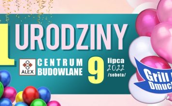 🔸 1. urodziny Centrum Budowlanego ALEX – zapraszamy!