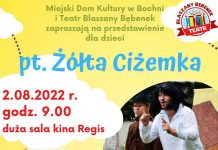 We wtorek w MDK spektakl dla dzieci pt. „Żółta ciżemka”