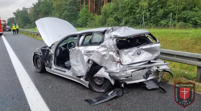 Karambol na A4 koło Brzeska – ZDJĘCIA