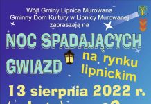 W sobotę „Noc spadających gwiazd” w Lipnicy Murowanej