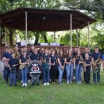 Bochnia. Strażacka orkiestra z Wiśnicza wystąpiła w altanie na Plantach