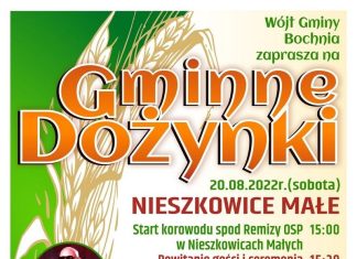Gmina Bochnia. W sobotę dożynki w Nieszkowicach Małych