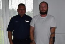 Bochnia. Komendant policji osobiście podziękował 29-latkowi za wzorową postawę obywatelską