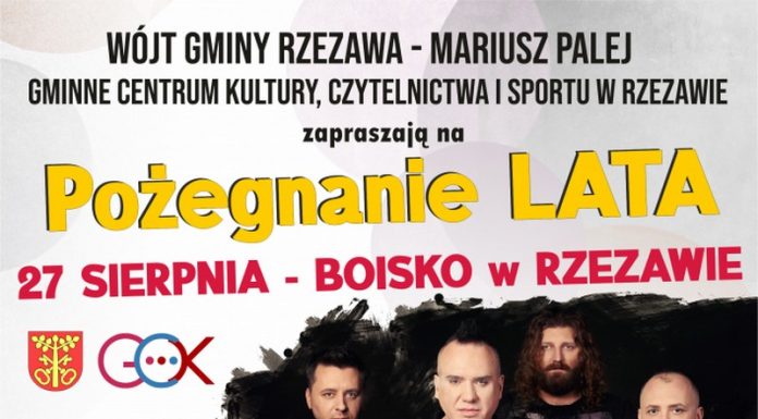 W sobotę Carpe Diem z Szymonem Wydrą na Pożegnanie Lata w Rzezawie