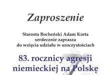 Dziś w Bochni obchody 83. rocznicy agresji niemieckiej na Polskę – PROGRAM