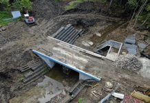 Bochnia. Nowy mostek na Babicy prawie gotowy – ZDJĘCIA