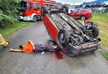 Karambol w Brzesku – duże ćwiczenia służb ratowniczych – ZDJĘCIA