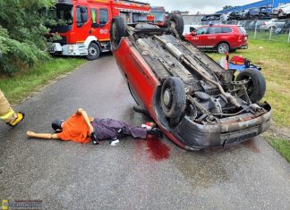 Karambol w Brzesku – duże ćwiczenia służb ratowniczych – ZDJĘCIA