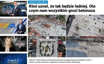 Reportaż w TVN24: Bochnia wśród przykładów „betonozy”