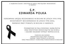 Kondolencje od władz Powiatu Bocheńskiego