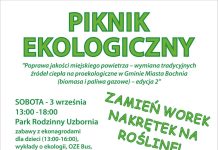 Bochnia. W sobotę Piknik Ekologiczny w Parku Uzbornia