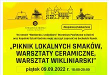 Bochnia. W piątek piknik lokalnych smaków, warsztaty ceramiczne i wikliniarskie