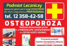🔸 Bochnia. Badanie osteoporozy – zbadaj swoje kości – ZAPISY