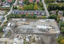 Bochnia. Mieszkańcy przeciwni trwającej budowie PSZOK-u przy ul. Goczałkowskich – ZDJĘCIA z drona