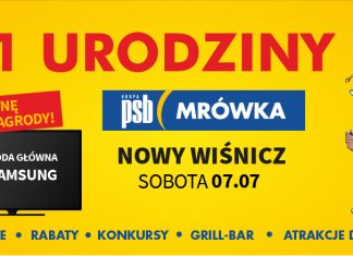 Wiśnicz: Urodziny marketu Mrówka. Do wygrania telewizor!