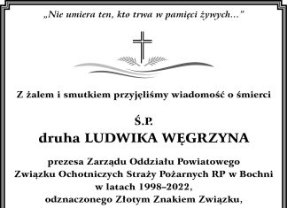 ▪ Kondolencje od Zarządu Oddziału Powiatowego ZOSP RP w Bochni