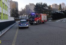 Bochnia. „W budynku szkoły jest granat” – policyjne ćwiczenia w PSP nr 7